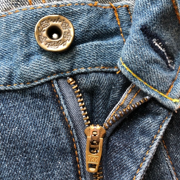 Super Hakka Japanese Brand Bow Detailed Pocket High Rise Jeans Size S - Picture 10 of 13